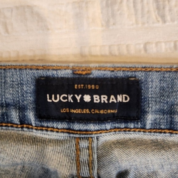 Lucky Brand 221 Straight Leg Mens Blue Denim Jeans Medium Wash 32x32 - Picture 8 of 12